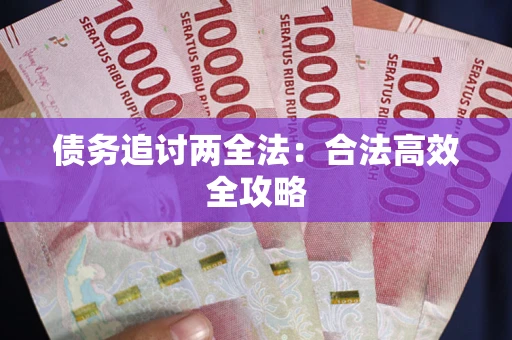 武汉债务追讨两全法：合法高效全攻略