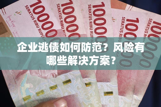 武汉企业逃债如何防范？风险有哪些解决方案？