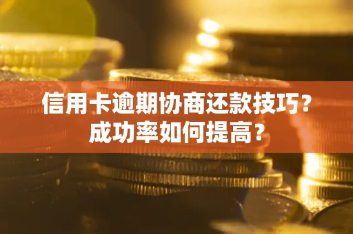 武汉信用卡逾期协商还款技巧？成功率如何提高？