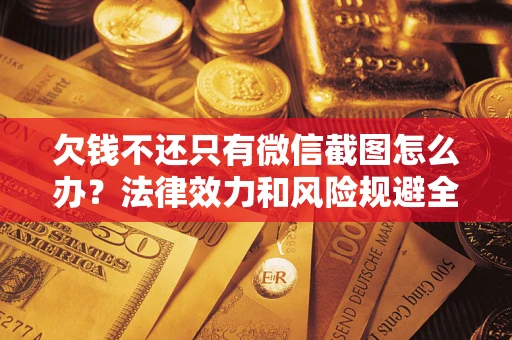 武汉欠钱不还只有微信截图怎么办？法律效力和风险规避全解析