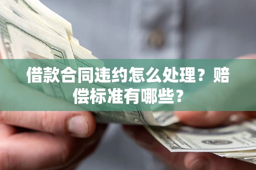 武汉借款合同违约怎么处理？赔偿标准有哪些？